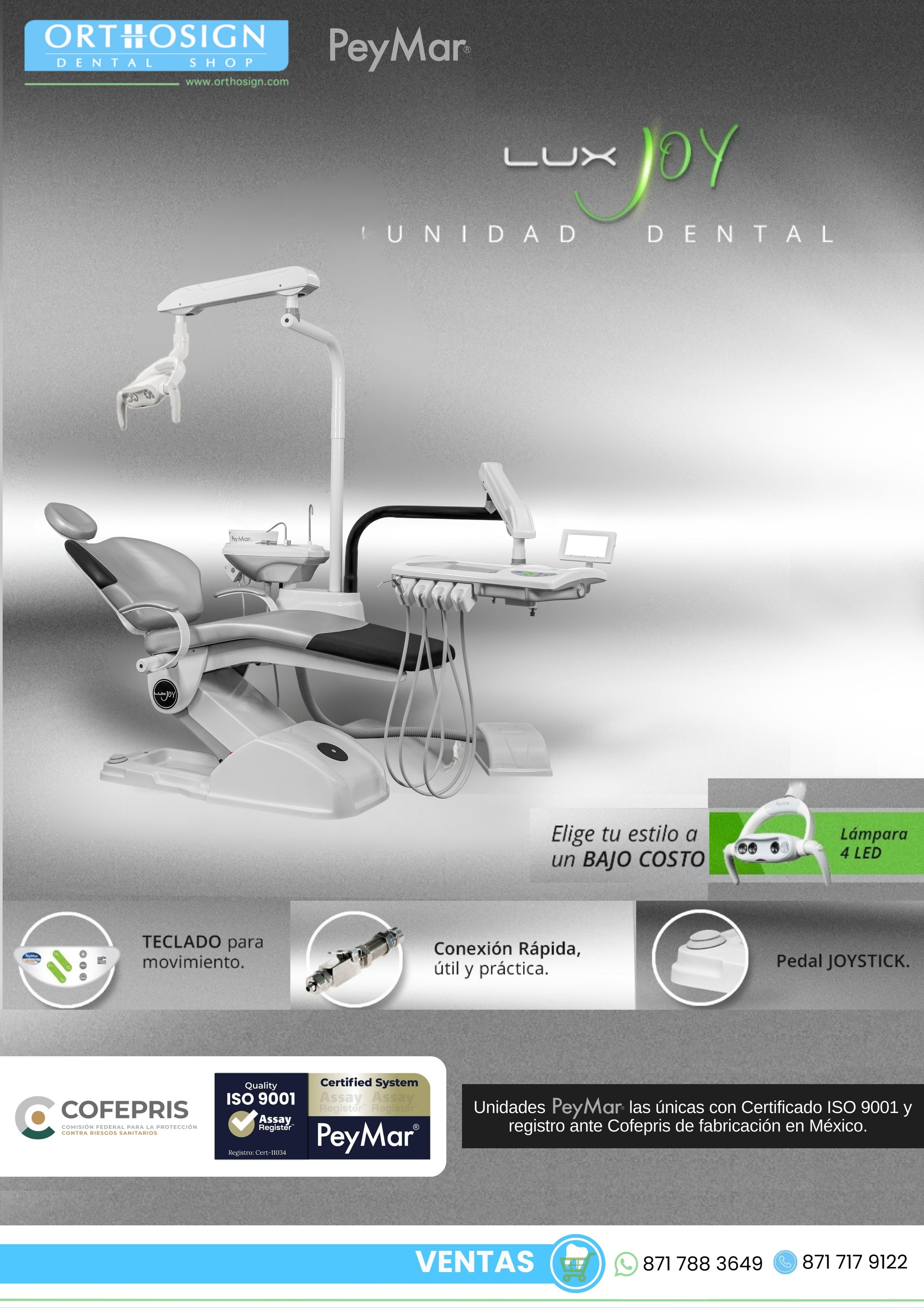 Unidad Dental Lux Joy 2022  Peymar - Catálogo